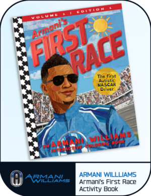 Armani’s First Race Activity Book
